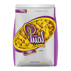 [3020906] مكرونة لمتنا مقصوصة / خواتم 400 جم