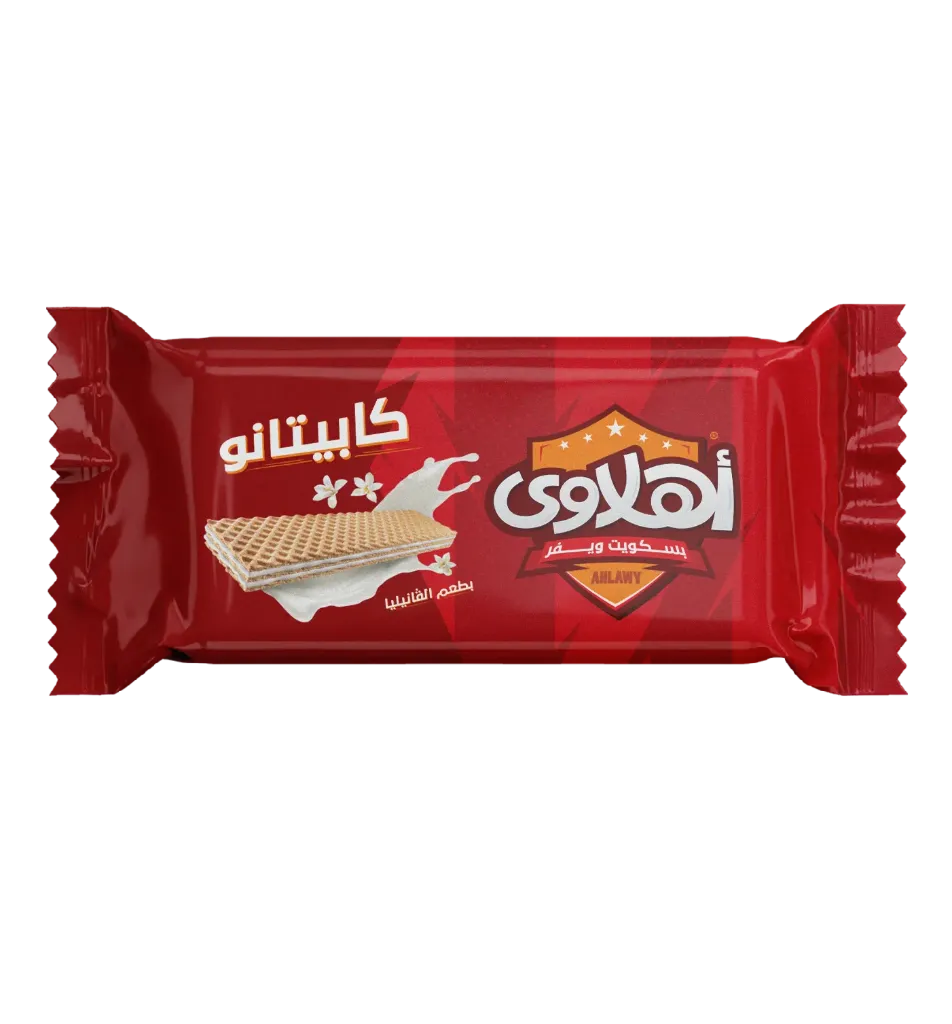 بسكويت اهلاوي كابيتانو ويفر فانيليا 5 ج